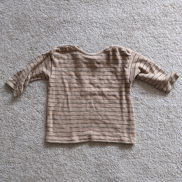 Zara stripe long sleeve shirt